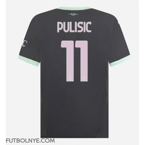 Camiseta AC Milan Christian Pulisic #11 Tercera Equipación 2024-25 manga corta